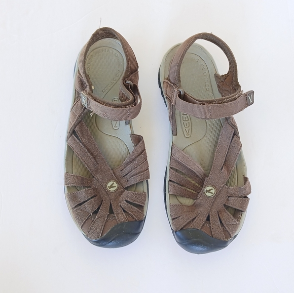 KEEN Rose Brown Outdoor Sandals Strappy - Picture 1 of 6